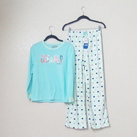 🦔 Eddie Bauer The Adventure Begins 4-Piece Mix & Match Pajama Set (L 14/16) NWT - Picture 3 of 16
